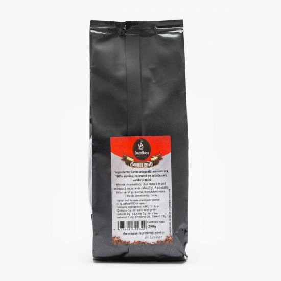 Cinnamon Coffee 200g, cafea măcinată cu aromă de scorțișoară