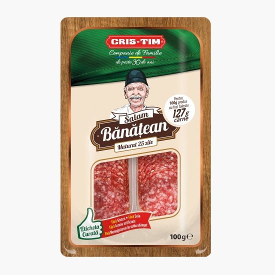 Salam Bănățean feliat 100g