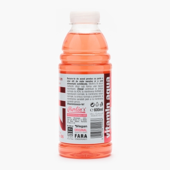 Apă cu vitamine Zn cu aromă de punch de fructe 0.6l