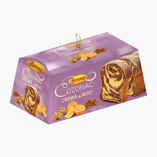 Cozonac cu cremă de nuci 500g