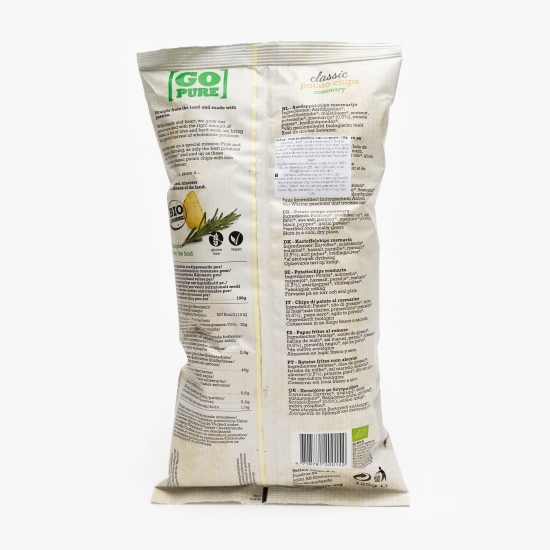 Chipsuri eco Classic cu rozmarin 125g