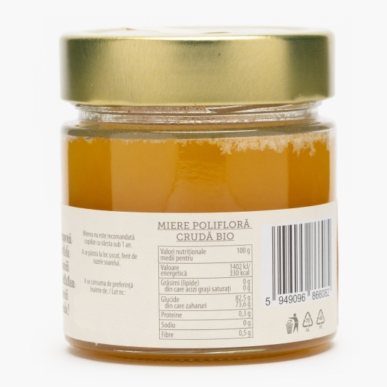 Miere polifloră crudă eco 270g