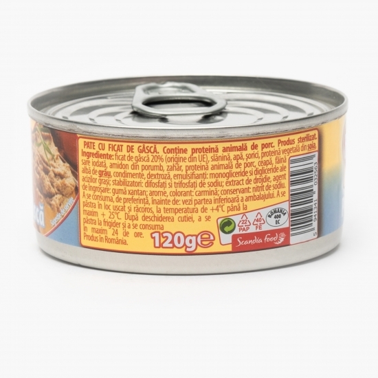 Pate cu ficat de gâscă 120g
