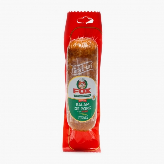 Salam de porc fără E-uri 400g