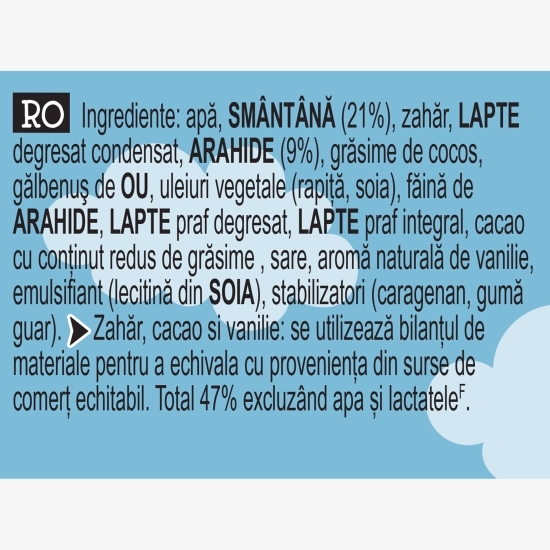 Înghețată cu cremă de arahide, 0.46l