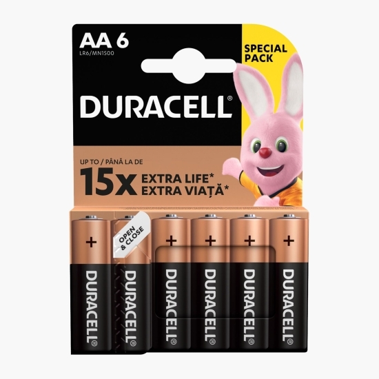 Baterii alcaline Basic AA, 6 buc