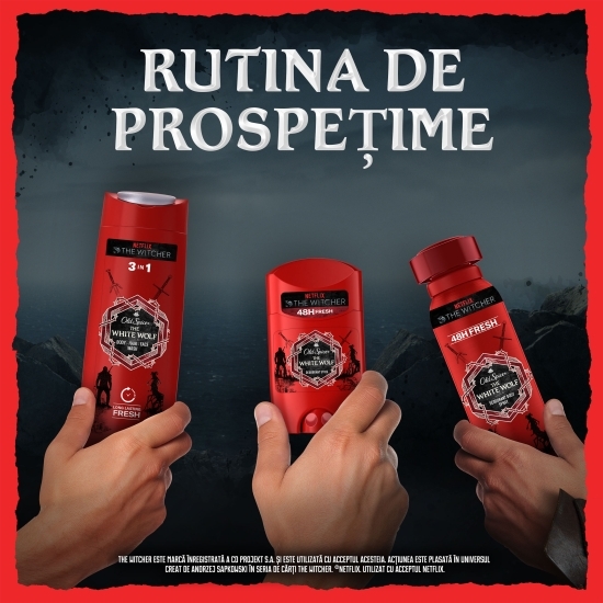 Deodorant stick The Whitewolf, ediție limitată The Witcher, 50ml