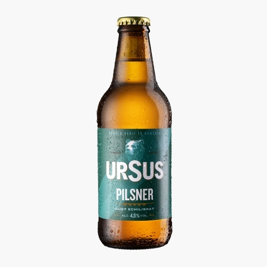 Bere blondă Pilsner, sticlă 0.33l