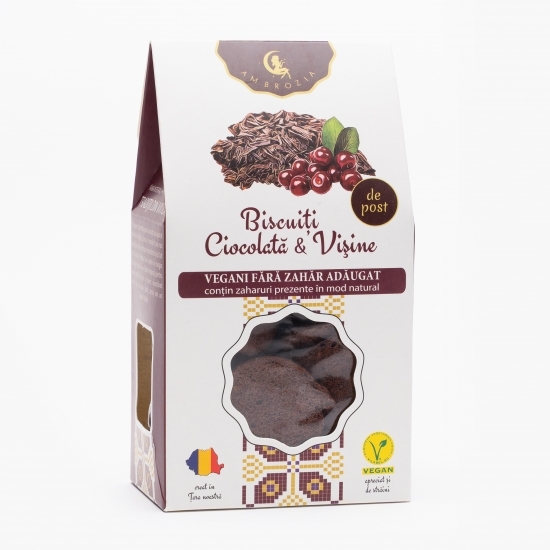 Biscuiți ciocolată & vișine 150g