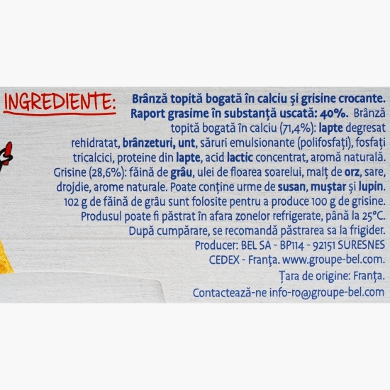 Brânză topită și grisine natur 140g