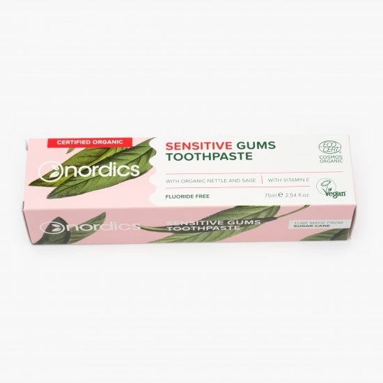 Pastă de dinți Sensitive, urzică și salvie bio 75ml
