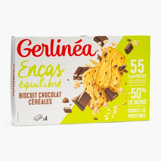 Biscuiți cu ciocolată și cereale, 200g