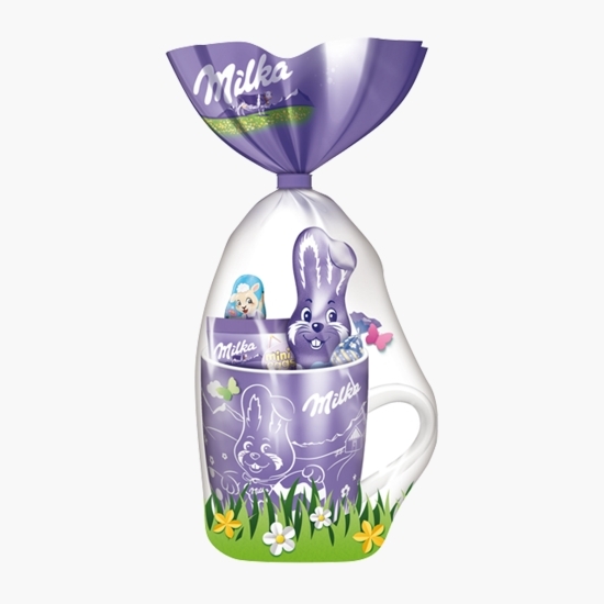 Mix ciocolată cu lapte alpin și cană Paște 99 g
