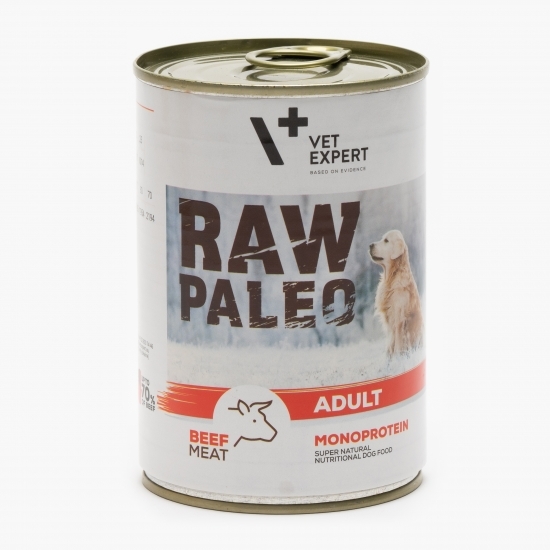 Hrană umedă pentru câini, 400g, talie medie sau mare 1-6 ani, cu vită