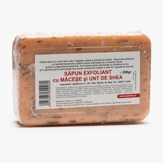 Săpun exfoliant cu măceșe 200g