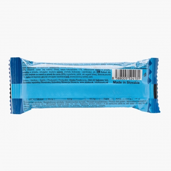 Rulouri din porumb fără gluten umplute cu cremă de cocos 18g 