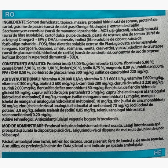 Hrană uscată pentru pisici adulte sterilizate, cu somon,  2kg