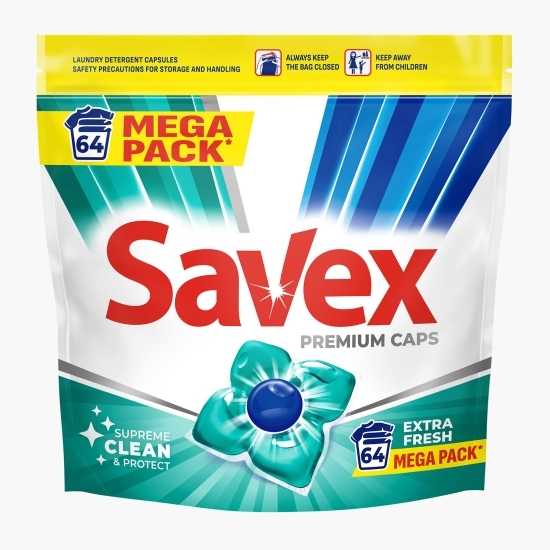 Detergent de rufe capsule Fresh, 64 spălări
