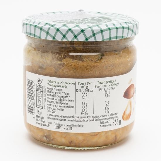 Risotto eco cu ciuperci porcini, dovlecel și ceapă 365g