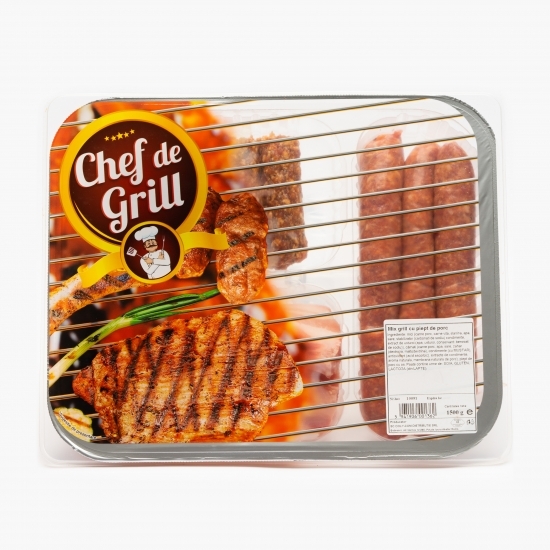Mix grill piept, mici și cârnați 1.5kg