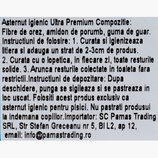 Așternut igienic pentru pisici Rice Husk 2.5kg