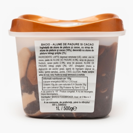 Înghețată alune și ciocolată 500g