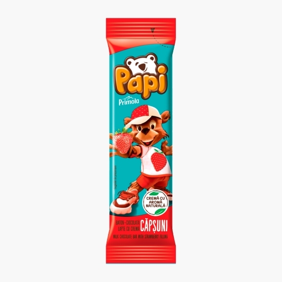 Baton de ciocolată cu cremă de căpșuni 26.8g