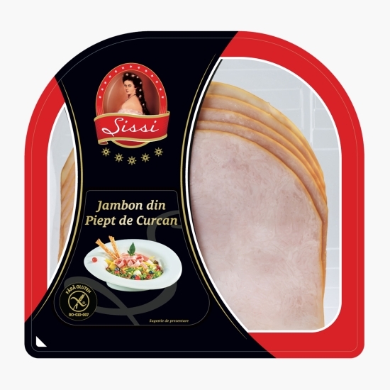 Jambon din piept de curcan feliat 170g