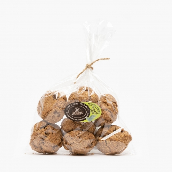Biscuiți ovăz și ciocolată fără zahăr 240g