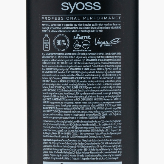 Șampon Bonde&Silver pentru păr blond, argintiu sau cu șuvițe 440ml