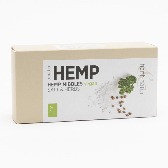 Snack din semințe de cânepă eco cu sare și ierburi 100g