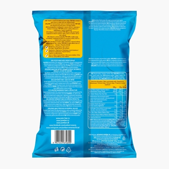 Snack din cartofi cu gust de cașcaval 80g