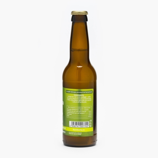 Kombucha băutură probiotică energizantă cu ceai verde 330ml