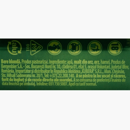 Bere blondă doză 6x0.5l (5+1)