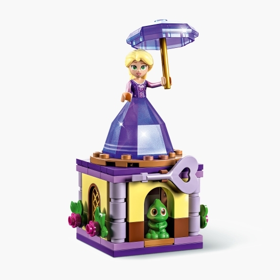 Rapunzel făcând piruete, 43214 Disney Princess, 89 piese, +5 ani