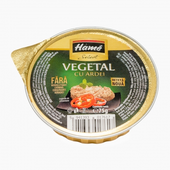 Pastă tartinabilă vegetală cu ardei 75g