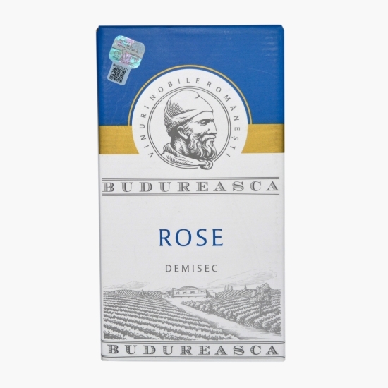 Vin rose demisec Merlot & Pinot Noir, 13%, bag in box 2l