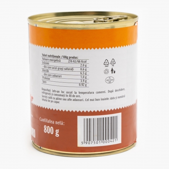 Fasole cu cârnăciori 800g