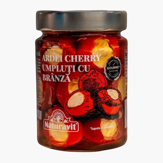 Ardei iuți cherry umpluți cu brânză 290g