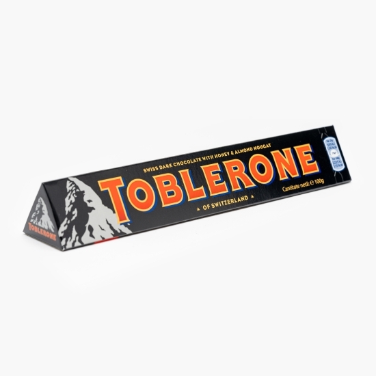 Ciocolată neagră cu nugat miere și migdale 100g