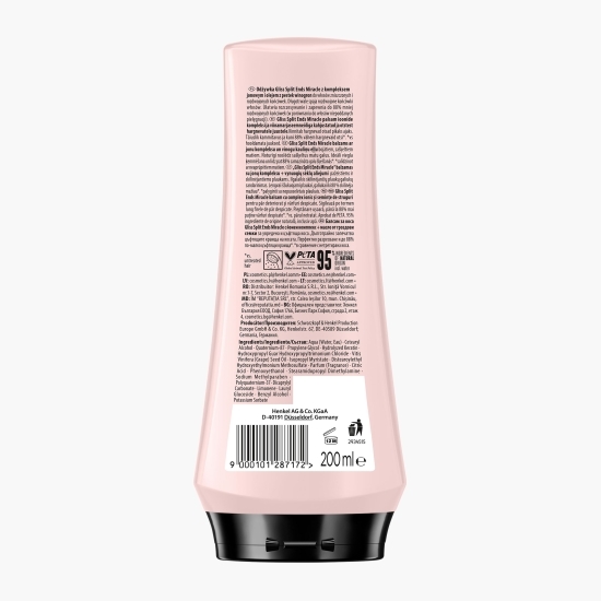 Balsam pentru păr deteriorat și vârfuri despicate Split Ends Miracle 200ml