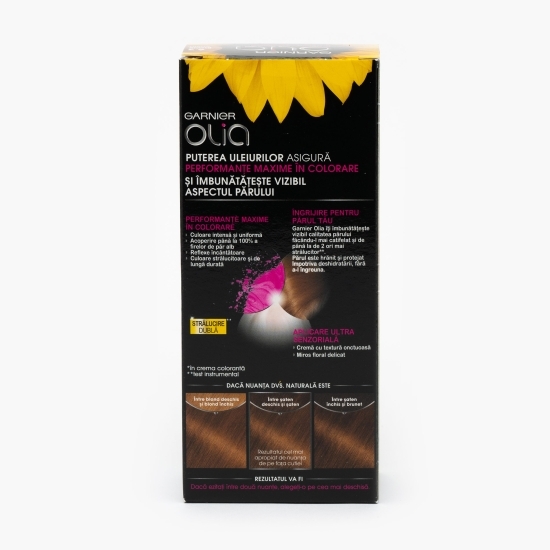 Vopsea de păr permanentă fără amoniac 6.3 Blond închis auriu 112ml 