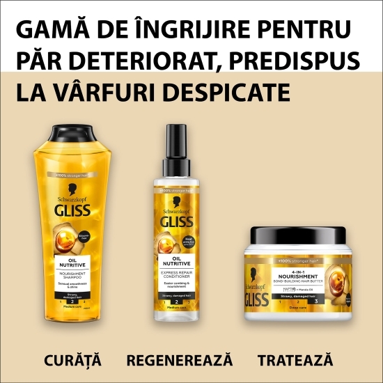Șampon pentru păr uscat și deteriorat Oil Nutritive 400ml
