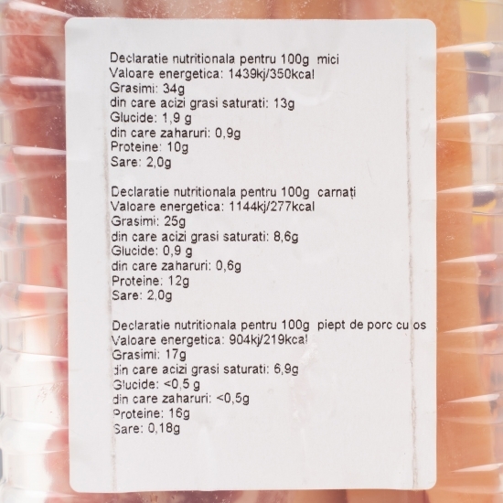 Mix piept, mici, cârnați 1.5kg 