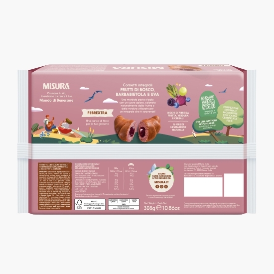 Croissant integral cu fructe de pădure, sfeclă 308g