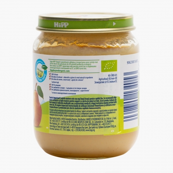 Piure ecologic de pere, +4 luni, 125g
