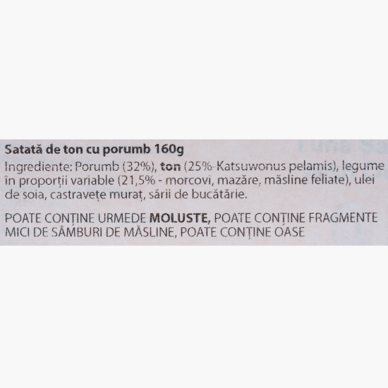 Salată ton cu porumb 160g