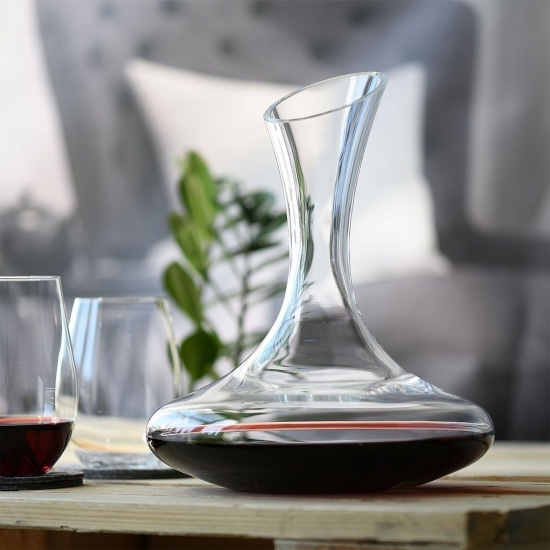 Decantor de vin din sticlă cristalină Vinoteca, 1.5l
