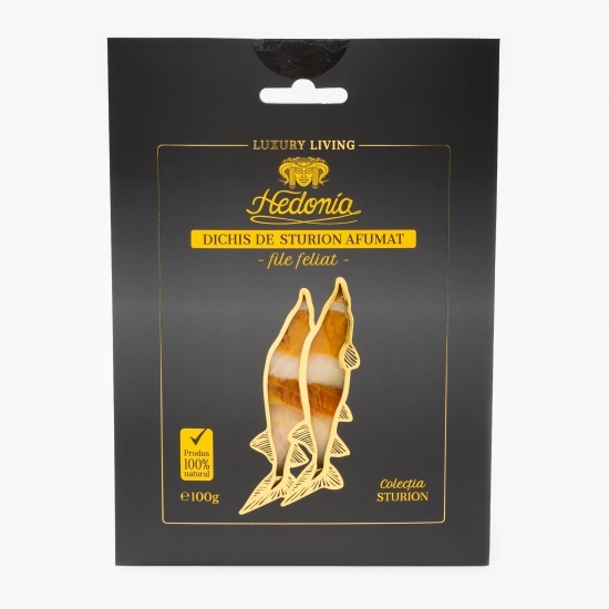 File de sturion afumat feliat 100g