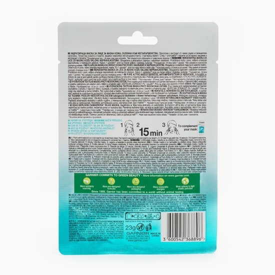 Mască șervețel anti-imperfecțiuni Pure Active 28g